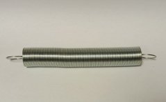 Tažná pružina zinkovaná - délka 131mm