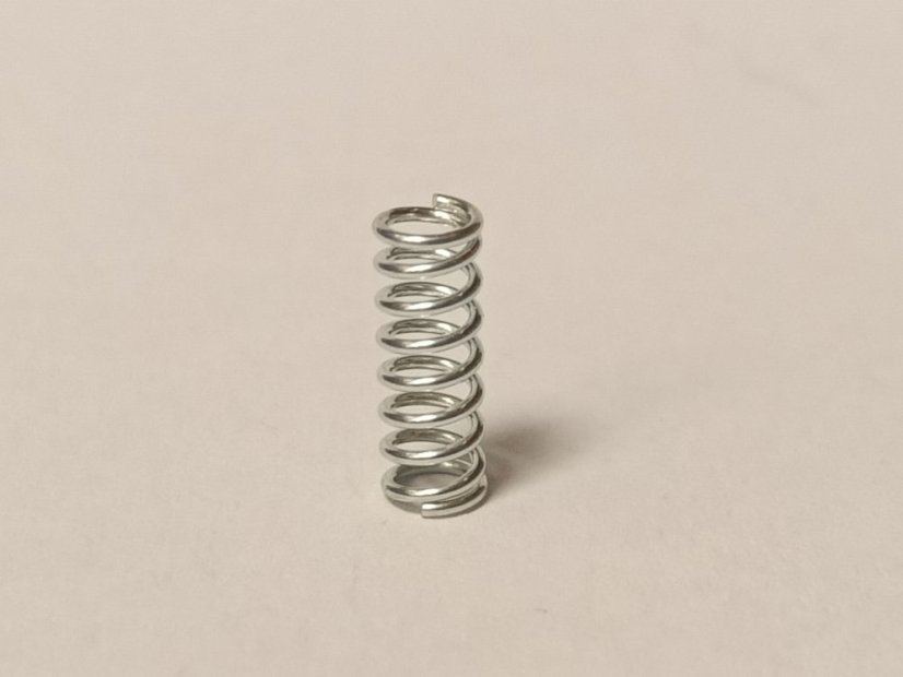 sprężyna naciskowa 0,5x3,7x10 - Material: Stal nierdzewna