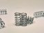 Compression spring 1x7,3x14