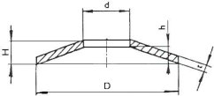 Disc spring 63x31x1.80x4.15
