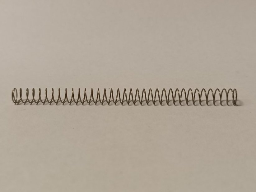 Druckfeder 0,4x5,1x73x35,25 - nerezová