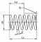 Druckfeder 6,3x44x130