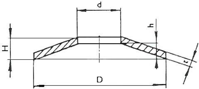 Disc spring 63x31x1.80x4.15